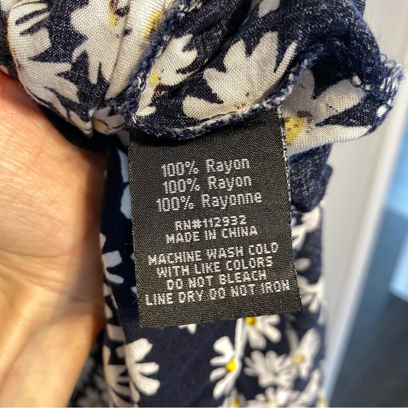 ๐๏ธ 4 for 20$ - 5th & Love Floral Short Dress / Black & White / M - Picture 6 of 7